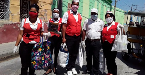 Felicitan a trabajadores del comercio, la gastronomía y los servicios en su día 