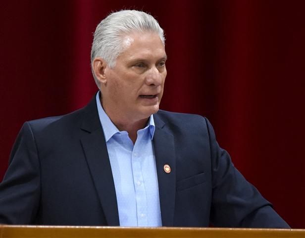 Presidente cubano Miguel Díaz-Canel