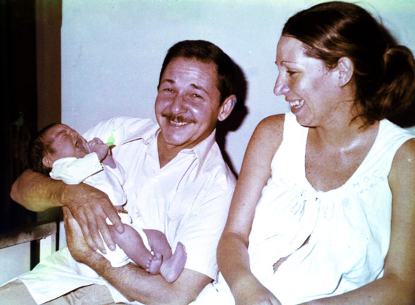 Cuando nació Luar. (Foto: Cortesía de la entrevistada).