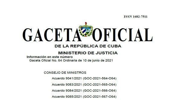  Gaceta Oficial de la República 