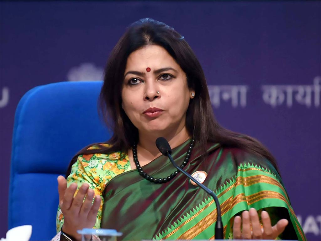  ministra de Estado para Asuntos Exteriores y Culturales de la India, Meenakashi Lekhi