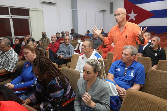 Asamblea General del Comité Olímpico Cubano (COC). Foto: Roberto Morejón/JIT.