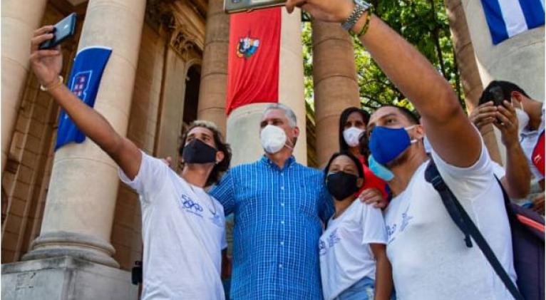 Díaz-Canel: Los que tienen la fuerza, la energía y la capacidad son los jóvenes