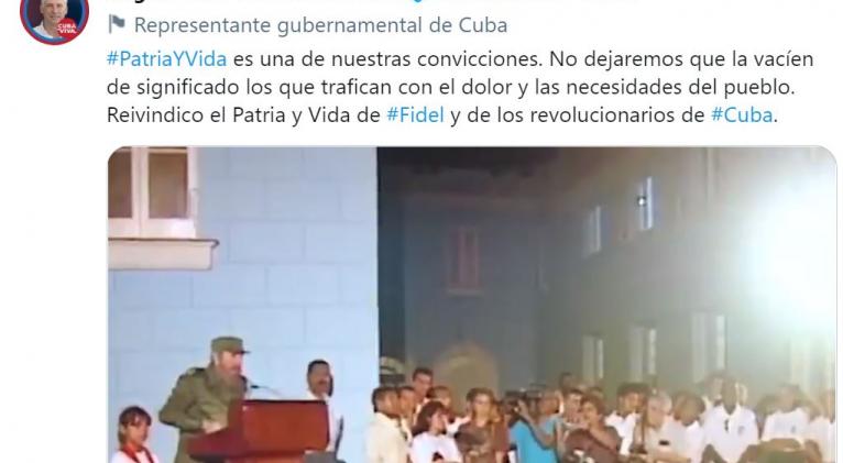 Presidente cubano: Patria y Vida es una de nuestras convicciones