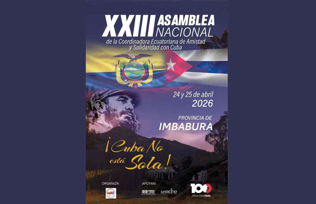 Ecuador alista encuentro nacional de solidaridad con Cuba
