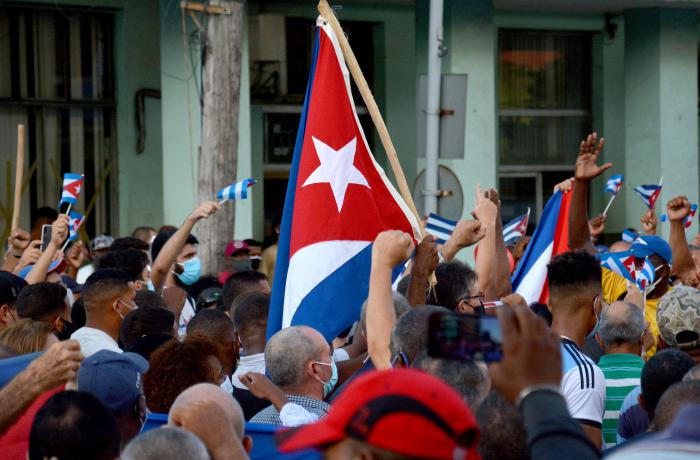 Cubanos en las calles