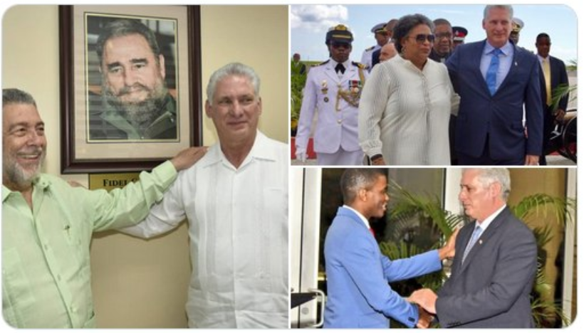 Presidente de Cuba concluyó periplo por países del Caribe
