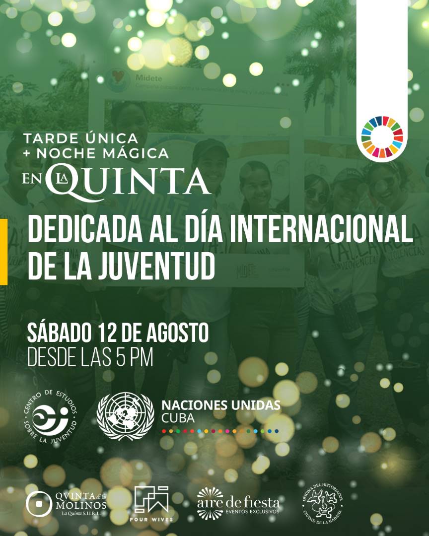 feria dedicada al día internacional de la juventud