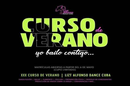 Los estudiantes, a partir de 10 años de edad, recibirán cuatro horas diarias de clases que incluyen asignaturas como Danza Fusión, Ballet, Flamenco, Bailes populares cubanos, Bailes Urbanos, Coreografía y Preparación Física. Autor: Cortesía de la fuente 