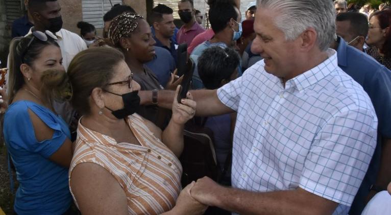 Miguel Díaz-Canel en Mayabeque