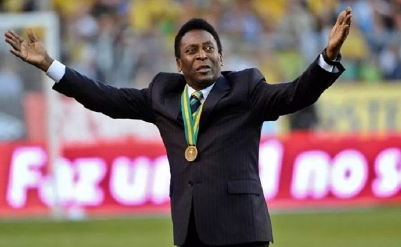 El exfutbolista brasileño Edson Arantes do Nascimento, Pelé. Foto: AFP