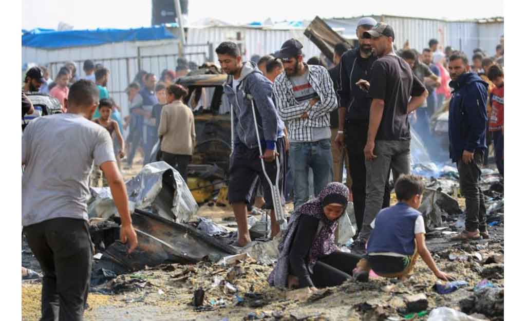 Pueblo palestino masacrado