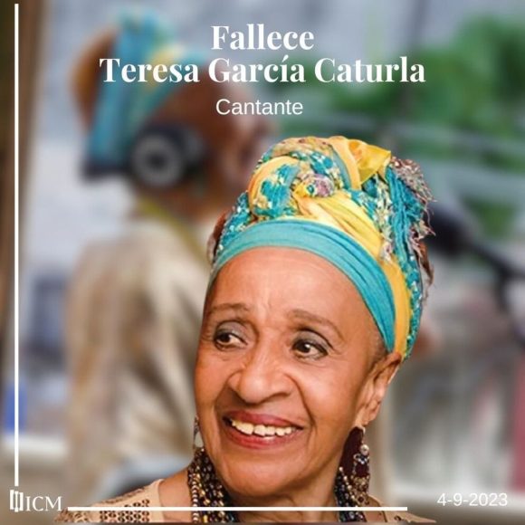  destacada cantante cubana Regla Teresa García Rodríguez (Teté Caturla)