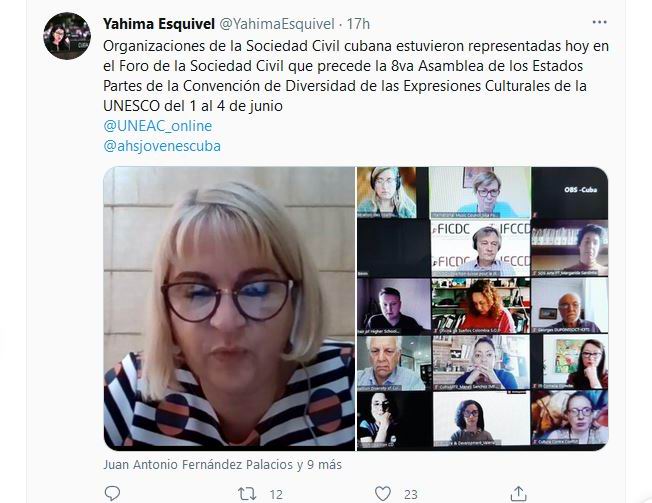 Participa Cuba en Foro de la Sociedad Civil sobre Diversidad de las Expresiones Culturales