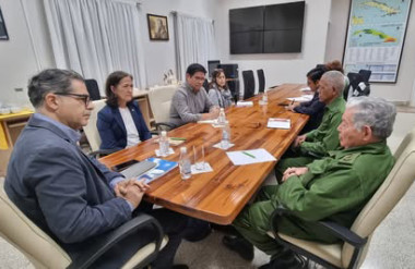 Defensa Civil dialoga con OCHA y ONU en Cuba