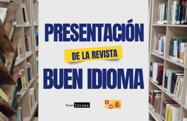 Revista Buen Idioma en biblioteca habanera