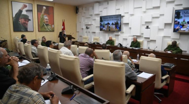 Presidente del Consejo de Defensa Nacional, Miguel Díaz-Canel Bermúdez